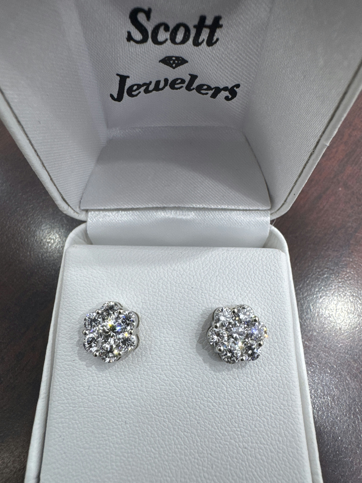 Classic 2.00 CT Diamond Stud Earrings